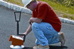 Testing asphalt with TransTech's PQI 301: Additives in warm mix can create testing challenges, says TransTech System's president and CEO David Apkarian.