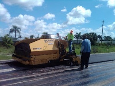 John Hood, Bomag Americas' sales manager for paving and milling products, says that today roughly 90% of commercial work is done with track pavers, a significant shift from a roughly 50/50 split 20 years ago.