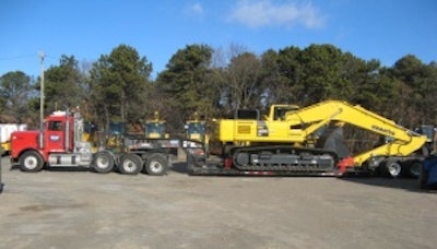 This 105-ton-capacity ROGERS trailer easily hauls oversized/overweight equipment while maintaining the overhead clearance required for crossing bridges in the New York City area.