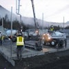 Poppoff, Inc. built a 5,500-square-foot concrete pad for a tennis court in Skykomish, Wash. Specifications called for an FF 35, but Poppoff, Inc. crews attained an FF 72.