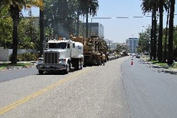 Pavement Recycling Systems and Sully Miller Contracting worked together to complete the repair and repaving of 1.3 million square feet of roads for the City of Beverly Hills in eight days in August 2010.