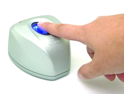 Biometric fingerprint authentication in dry, wet or dirty conditions
