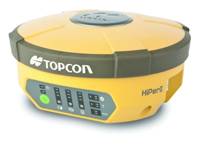 Topcon Positioning Systems' HiPer II is a smaller, lighter, more affordable version of its original HiPer receiver for all GNSS positioning applications.