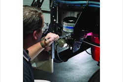 Remove all pressure from the air system before you disconnect any component, and park the vehicle on a level surface.