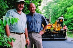 Triangle Asphalt Paving's edge in the market is that brothers Steve (left) and John Day are owners who work in the field.