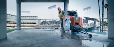 Concrete cutting produces dust which can contain silica, a harmful compound when exposed in air. To keep employees safe on the jobsite, follow OSHA regulations for controlling dust exposure.