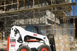 Because skid-steer loaders are so versatile, they are often asked to multi-task. Pallet forks are one relatively common rental attachment.