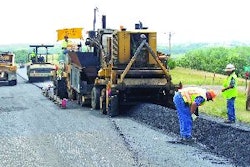 The project consisted of 6,000 tons of conventional hot mix and 5,570 tons of warm mix. The temperature of the mix was monitored to determine the rolling pattern required to achieve density for both hot and warm mixes.