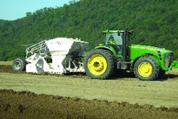 With the SBF 24-6 dust-free stabilizer, Kokosin Construction is able to meet the dust-free specs required for the Marmet Locks and Dam Project.