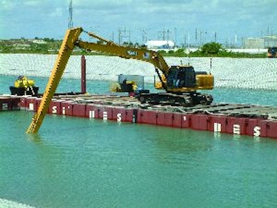 Blue Goose Construction is a specialty contractor that works in marine environments and relies on its Topcon GPS for accuracy that was previously impossible to achieve.