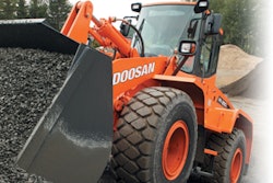 When approaching a pile, adjust your approach based on the type of material to be moved to minimize the impact on the machine.