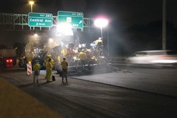 The I-55 project required the left shoulders to be rehabilitated to accept rush hour paced bus traffic. As a result, N70 Binder and N70 surface were installed only for the left shoulders.