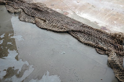 Your slurry management plan should address containment of slurry leaks and spills, such as the use of jute mesh, above, floc logs, and absorbent socks or pads.