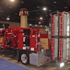 Heat Design Equipment's Patcher Truck Model P1000-2 features ten 75,000 BTU high-intensity infrared heaters.