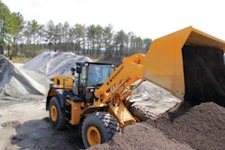 The intelligent electronics on Kawasaki's loaders allows operators to optimize performance in reptitive operations.