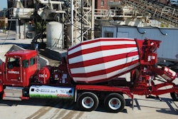 Each CNG-fueled mixer truck is equipped with the 8.9-liter Cummins Westport ISL G engine, six-speed Allison 4500RDS automatic transmission and McNeilus Bridgemaster mixer body.