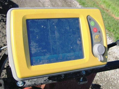 Topcon's Millimeter GPS Paver System allows for minute adjustments to the thickness of the pavement to be made during paving.