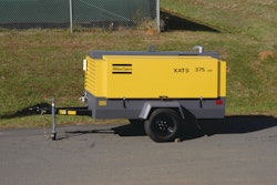 The Atlas Copco XAT375 features a new C111 element for improved compressor efficiency. The control module with LCD display puts integrated engine electronics for performance and diagnostics at your fingertips.