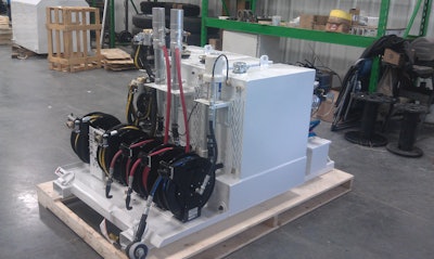 LubeMate Aluminum Lube Skid Units from Valley Engineering.