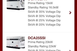 Multiquip's new app helps users select the correct generator size for their needs.