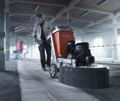 Lippage issues, prior coatings and overall floor flatness will determine what grit level of metal-bond abrasives a contractor should start with on a concrete grinding project.
