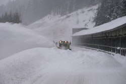 Replacing I-90 snowshed with bridges will cost slightly less than building expanded snowsheds, and reduce necessary avalanche control work (seen here).