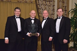 From left Darrel Stein, Pat Johnson (presenter), Mike Tarvin, Curt Stein.