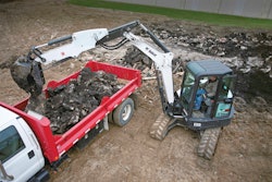 Bobcat offers an optional extendible arm its 5 ½-ton excavator that can provide needed reach without requiring you to jump to the next size machine.