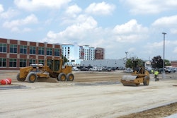 A Cat 120H motor grader equipped with a Topcon 3D GPS+ auto control system was also used on the project.