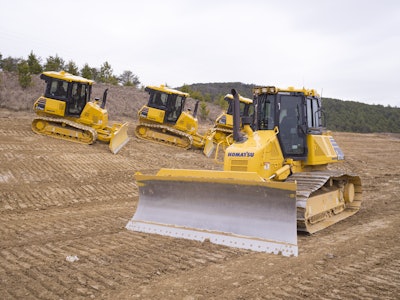 By the time Conexpo rolls around in March Komatsu America will have four crawler dozers in its iMC lineup.