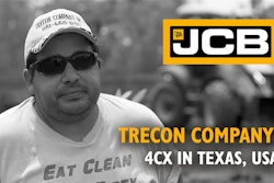 Video: Trecon Company Uses a JCB 4CX to Set Precast Tanks