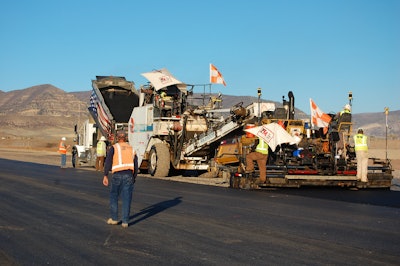 United Companies paved a 650-ft. by 320-ft. apron and a 1,200-ft.-long by 50-ft.-wide taxiway in addition to the runway.
