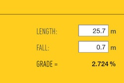 CivilWorks has grade conversion for setting the correct pipeline percentage grades and helping new civil works employees use pipe lasers correctly.