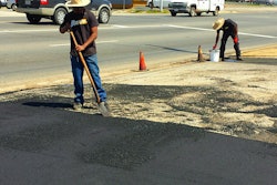 Johnson provides his crew with large hats that allow for a 'create your own shade' alternative.
