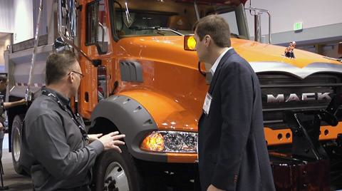Mack Displays Snowplow Configuration