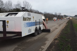 Blackstone Construction relies on the RD-1200 to eliminate any residual moisture ahead of a paving or even a striping crew.