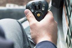 While joysticks are not new to compact equipment, the integration of buttons or switches to perform various tasks is a relatively recent addition.