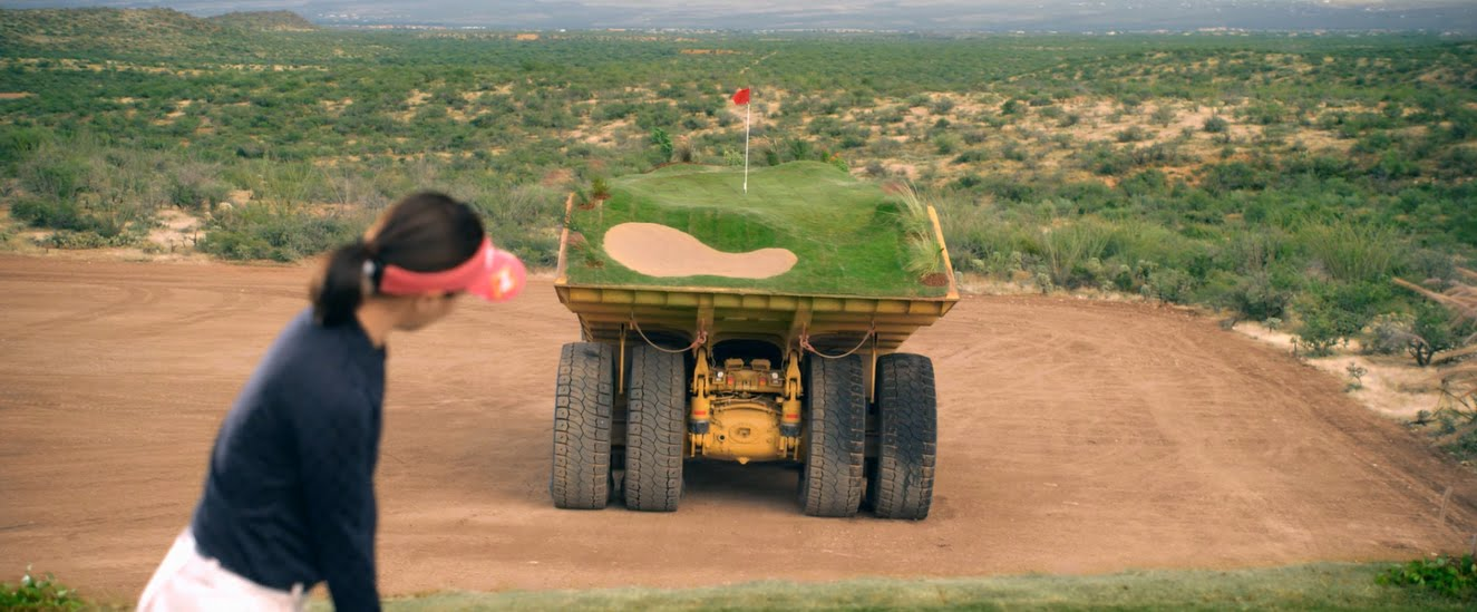 VIDEO: Caterpillar Puts a Golf Course on Wheels