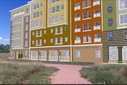 SightSpace overlays 3D models onto the real world, to scale, and enables a virtual walk through using a mobile device.