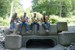 Lafarge Volunteers Atop Amphibian Tunnel 55ccb89027d1a