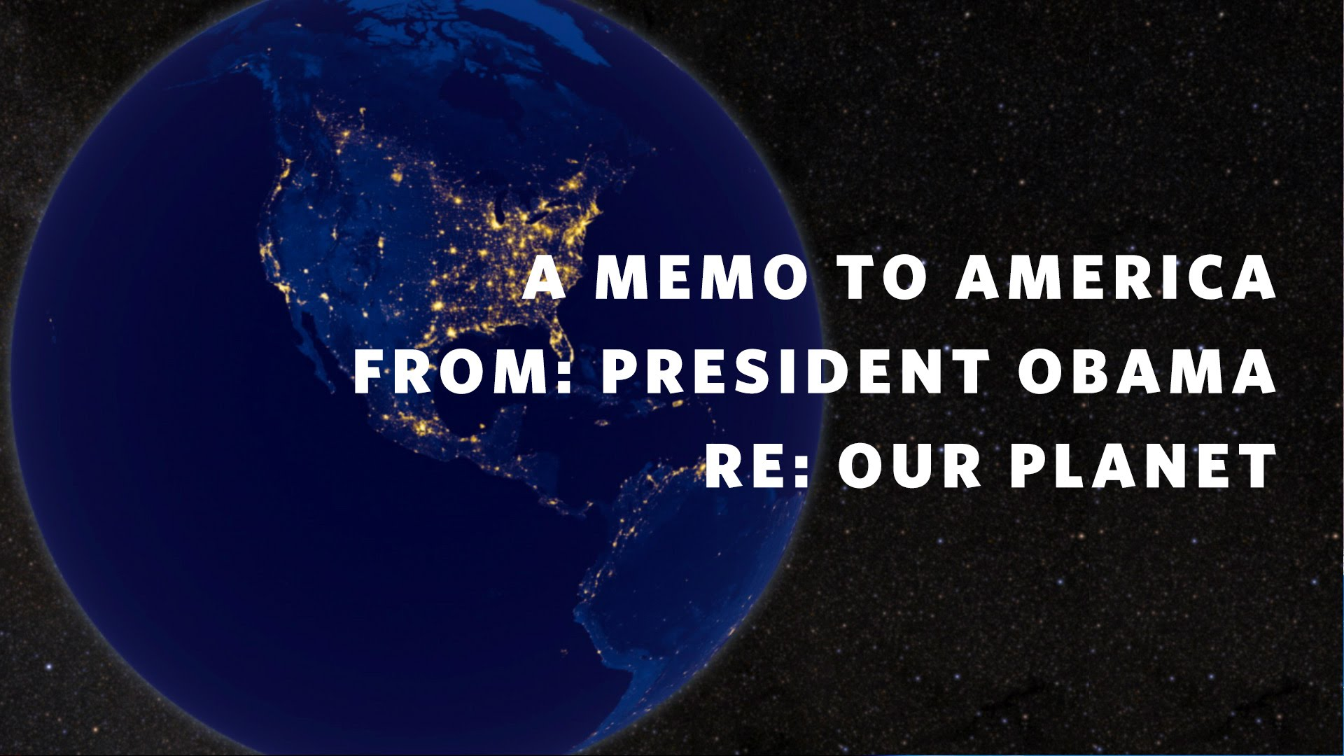 [VIDEO]President Obama on Why We Need America's Clean Power Plan