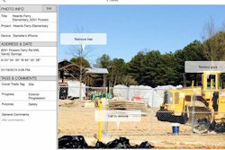 Construction contractors can use the FotoIN mobile app for visual verification of completed field work.