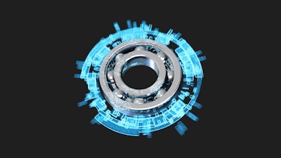 SKF Insight integrates sensors and electronics into the bearing which monitor the load and lubrication conditions the bearing experiences.