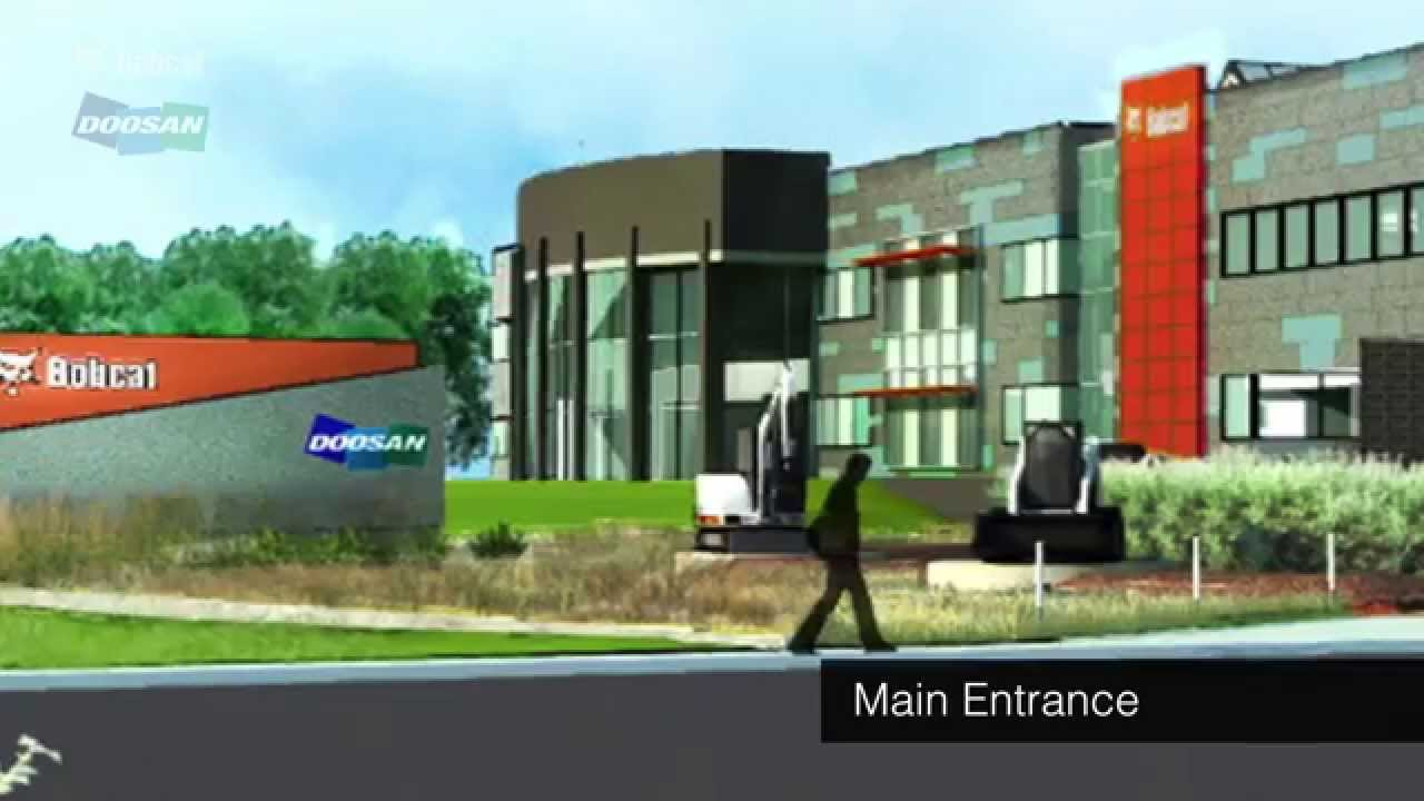 Video: Architectural concepts for Bobcat and Doosan Headquarters Expansion, West Fargo, ND