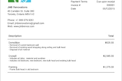 Customize estimates and invoices with a company logo, info, etc.