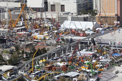 The reconfigured CONEXPO-CON/AGG layout will include an expanded Gold Hall extending to Las Vegas Boulevard using the site of the now demolished Riviera Hotel.