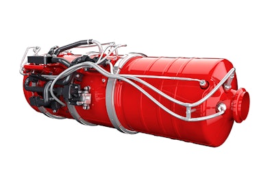 Cummins Emission Solutions introduced further developments of the Single Module aftertreatment system which offers up to a 30% reduction in weight and up to 50% in size compared to today's Tier 4 Final solutions in this market.