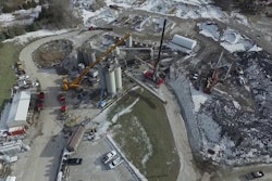 Asphalt Plant Stockpile Management Completed with a Drone