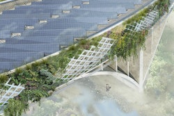 Solar panels could collect enough sunlight to power 600 homes.