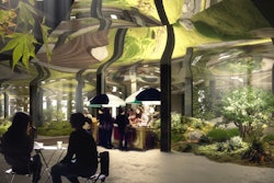 Rendering of New York City's planned LowLine underground park.